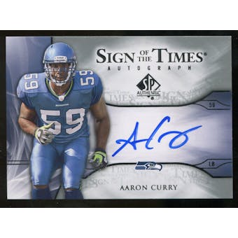2009 Upper Deck SP Authentic Sign of the Times #STAC Aaron Curry Autograph