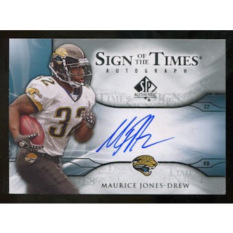 2009 Upper Deck SP Authentic Sign of the Times #STMJ Maurice Jones-Drew Autograph