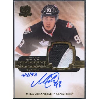 2011/12 The Cup #121 Mika Zibanejad Gold Rainbow Rookie Patch Auto #44/93