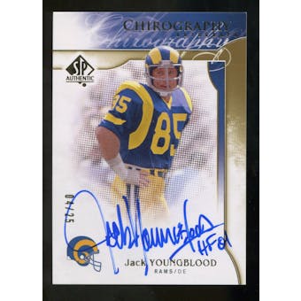 2009 Upper Deck SP Authentic Chirography Gold #CHJY Jack Youngblood Autograph  25