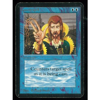 Magic the Gathering Alpha Single Counterspell - MODERATE PLAY (MP)