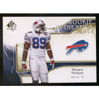 2009 Upper Deck SP Authentic Gold #295 Shawn Nelson /50