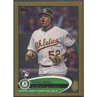 2012 Topps Update #US42 Yoenis Cespedes Rookie Gold #1353/2012