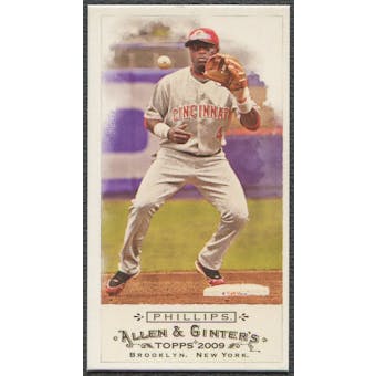 2009 Topps Allen and Ginter #76 Brandon Phillips Mini No Card Number #35/50