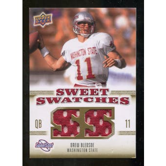 2010 Upper Deck Sweet Spot Sweet Swatches #SSW76 Drew Bledsoe