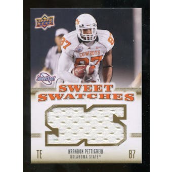 2010 Upper Deck Sweet Spot Sweet Swatches #SSW6 Brandon Pettigrew