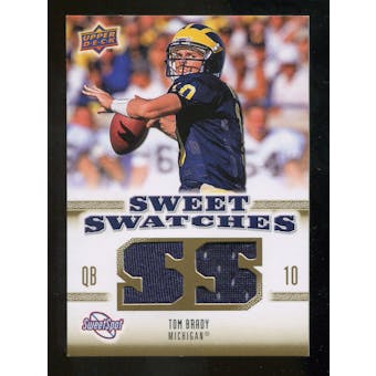 2010 Upper Deck Sweet Spot Sweet Swatches #SSW8 Tom Brady