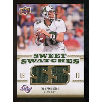 2010 Upper Deck Sweet Spot Sweet Swatches #SSW12 Chad Pennington