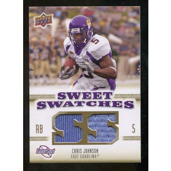 2010 Upper Deck Sweet Spot Sweet Swatches #SSW13 Chris Johnson