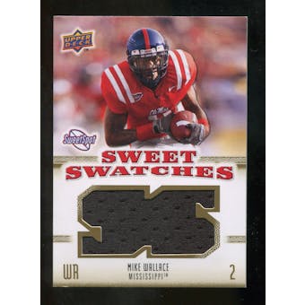 2010 Upper Deck Sweet Spot Sweet Swatches #SSW62 Mike Wallace