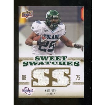 2010 Upper Deck Sweet Spot Sweet Swatches #SSW56 Matt Forte