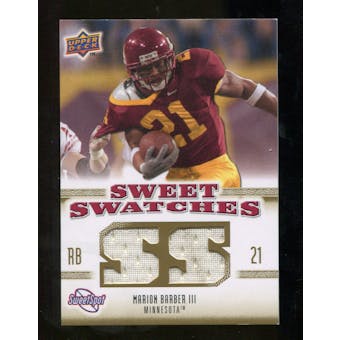 2010 Upper Deck Sweet Spot Sweet Swatches #SSW52 Marion Barber