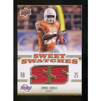 2010 Upper Deck Sweet Spot Sweet Swatches #SSW33 Jamaal Charles