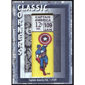 2012 Upper Deck Marvel Premier Classic Corners #CC6 Captain America #109 D