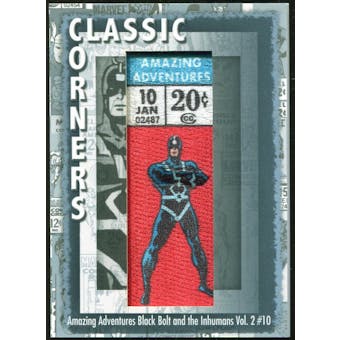 2012 Upper Deck Marvel Premier Classic Corners #CC22 Amazing Adventures/ Black Bolt and The Inhumans #10 C
