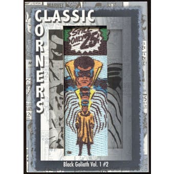 2012 Upper Deck Marvel Premier Classic Corners #CC37 Black Goliath #2 B