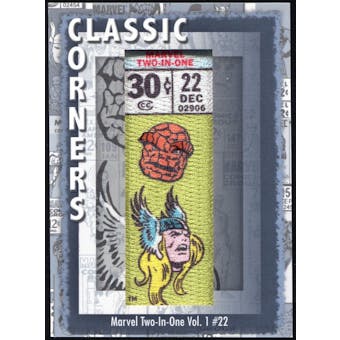 2012 Upper Deck Marvel Premier Classic Corners #CC46 Marvel Two-in-One #22 B