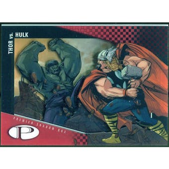2012 Upper Deck Marvel Premier Shadowbox #S7 Thor/Hulk D