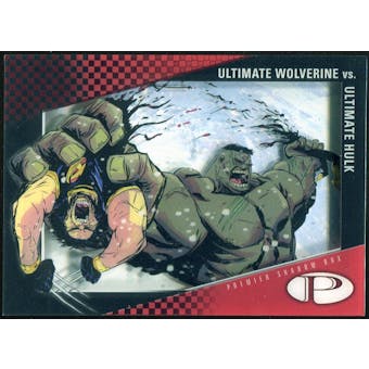 2012 Upper Deck Marvel Premier Shadowbox #S11 Ultimate Wolverine/Ultimate Hulk A