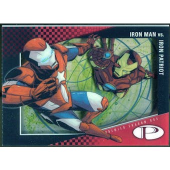 2012 Upper Deck Marvel Premier Shadowbox #S13 Iron Patriot/Iron Man D