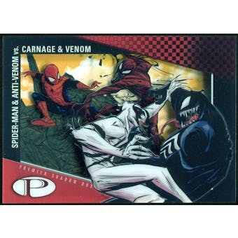 2012 Upper Deck Marvel Premier Shadowbox #S14 Venom/Spider-Man/ Carnage/Anti-Venom C