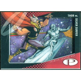 2012 Upper Deck Marvel Premier Shadowbox #S18 Silver Surfer/Thor D