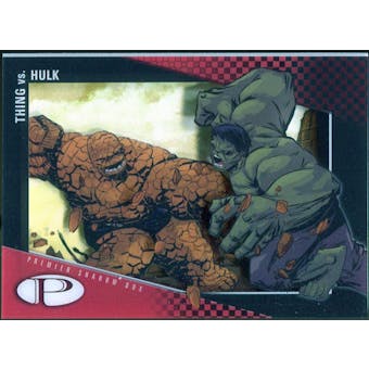2012 Upper Deck Marvel Premier Shadowbox #S22 Thing/Hulk D