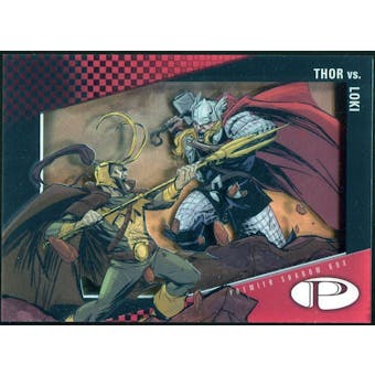 2012 Upper Deck Marvel Premier Shadowbox #S32 Thor/Loki D