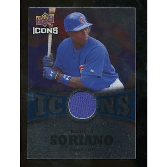 2009 Upper Deck Icons Icons Jerseys #AS Alfonso Soriano