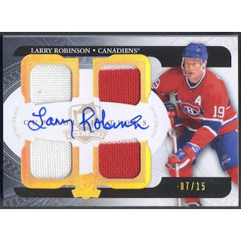 2011/12 The Cup #CFLR Larry Robinson Cup Foundations Jersey Auto #07/15