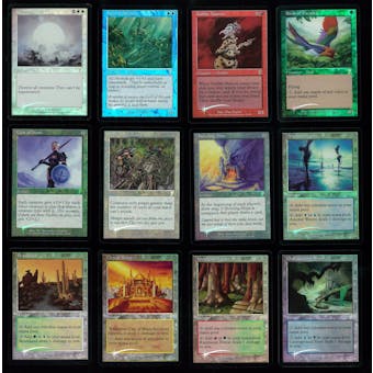 Magic the Gathering 7th Edition Complete 350-Card Set FOIL - SLIGHT PLAY (SP) on average