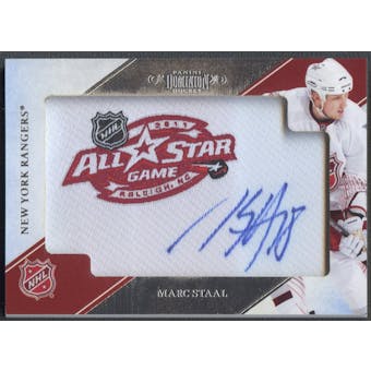 2010/11 Dominion #33 Marc Staal NHL All-Star Memories Embroidered Patch Auto #14/15