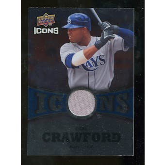 2009 Upper Deck Icons Icons Jerseys #CR Carl Crawford