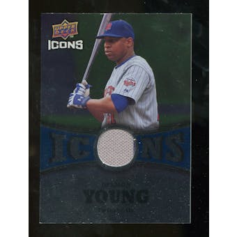 2009 Upper Deck Icons Icons Jerseys #DY Delmon Young