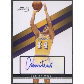 2008/09 Topps Signature #TSAJW Jerry West Auto #267/649
