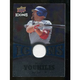 2009 Upper Deck Icons Icons Jerseys #KY Kevin Youkilis