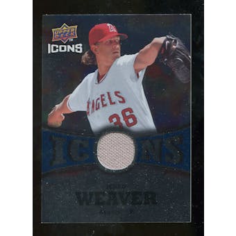 2009 Upper Deck Icons Icons Jerseys #WE Jered Weaver