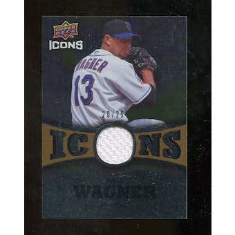 2009 Upper Deck Icons Icons Jerseys Gold #BW Billy Wagner /25