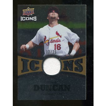 2009 Upper Deck Icons Icons Jerseys Gold #CD Chris Duncan /25