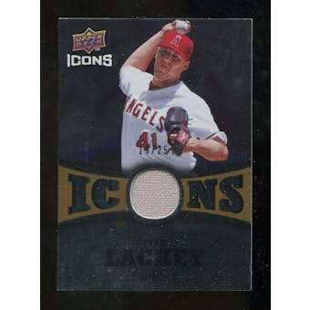 2009 Upper Deck Icons Icons Jerseys Gold #JL John Lackey /25
