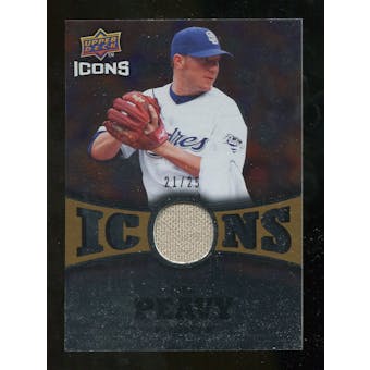 2009 Upper Deck Icons Icons Jerseys Gold #JP Jake Peavy /25