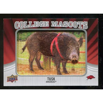 2012 Upper Deck College Mascot Manufactured Patch #CM4 Tusk A