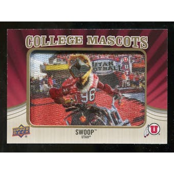2013 Upper Deck College Mascot Manufactured Patch #CM87 Utah Swoop D