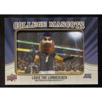 2013 Upper Deck College Mascot Manufactured Patch #CM111 Louie the Lumberjack B
