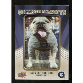 2013 Upper Deck College Mascot Manufactured Patch #CM112 Jack the Bulldog B