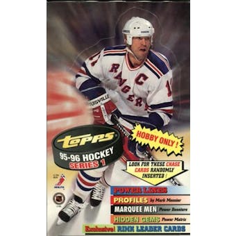 1995/96 Topps Series 1 Hockey Hobby Box