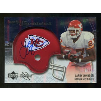 2007 Upper Deck Sweet Spot Signatures Silver #LJ Larry Johnson /49