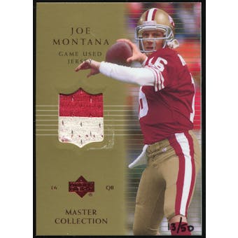 2000 Upper Deck Montana Master Collection Game Jerseys #JM4 Joe Montana 13/50