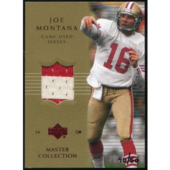 2000 Upper Deck Montana Master Collection Game Jerseys #JM5 Joe Montana 40/50