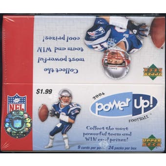2004 Upper Deck Power Up! Football 24 Pack Box